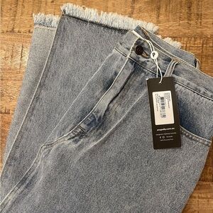 NEW Ena Pelly Boyfriend Denim Skirt